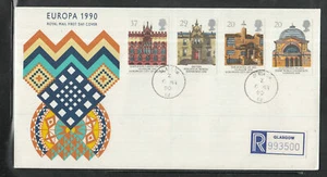 Gran Bretaña Grande-Bretagne FDC 1990 - Oficina de Correos de Europa (1) - Imagen 1 de 1