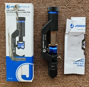 Jonard Tools AST-200 Cable Saber Armored Mid Span Cable Slit & Ring Tool - Photo 1/5