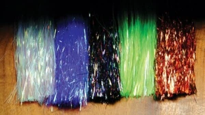 FLASHABOU ORIGINAL - Fly Tying Flash Material Musky Bucktail Skirt Tinsel Hedron - Picture 1 of 5