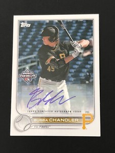 2022 Topps Pro Debut Bubba Chandler Autograph #PD-16 Pirates Prospect RC Auto