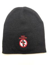 Bad Religion Logo Patch Black Knit New Beanie