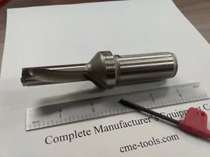 U drill 5/8""x2"x5", 1" dia. shank, indexable WCMX03 inserts #UD-58 - Picture 1 of 6