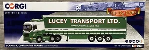 CORGI Truck - CC13777 Scania R Curtainside Trailer Lucey Transport  - NEW - Picture 1 of 3