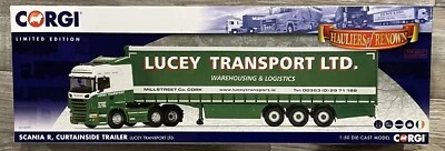 CORGI Truck - CC13777 Scania R Curtainside Trailer Lucey Transport  - NEW - Image 1 of 3
