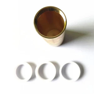 Adjustable Brass Guitar Slide Finger Pick for Dobro Lap Steel Electric Guitar e - Picture 1 of 9