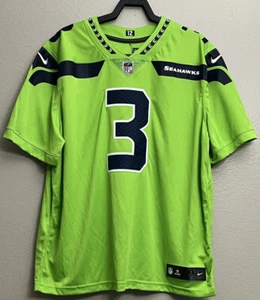 Nike Seattle Seahawks Russell Wilson Alternate Football Jersey Mens Size XXL New - Picture 1 of 7