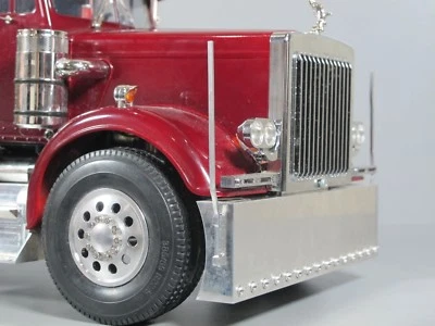 铝制前保险杠带天线 Tamiya RC 1/14 King Knight Grand Hauler — 第 1/4 张图片