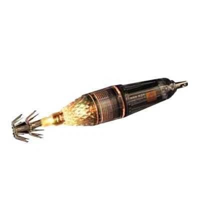 2 PIEZAS Señuelo de Peces Luz LED Mar Profundo Brillante Pesca Calamar Pulpo Paraguas Gancho Foto 1 de 4