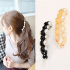 Beautiful Pearls Hairpins Hair Jewelry Banana Clips Headwear Hair Accessories_QU