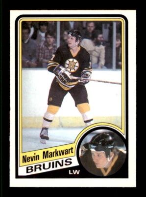 1984-85 O-Pee-Chee #8 Nevin Markwart - Crease Free - Image 1 of 2
