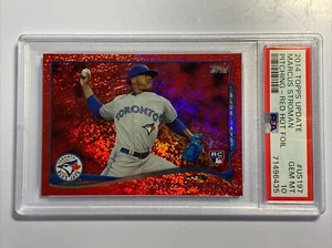 2014 Topps Update Marcus Stroman RC Red Hot Foil PSA 10 Yankees ⚾️ - Bild 1 von 2