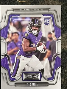Tyler Badie 2022 Panini Playbook Rookie RC Baltimore Ravens - Picture 1 of 2