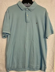 Tommy Hilfiger Hemd Herren Extra Large Blau Kragen Polo Golf - Bild 1 von 9