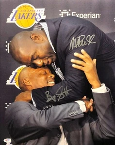 Magic Johnson & Byron Scott signed autographed Lakers 16x20 poster photo PSA/DNA - Picture 1 of 1