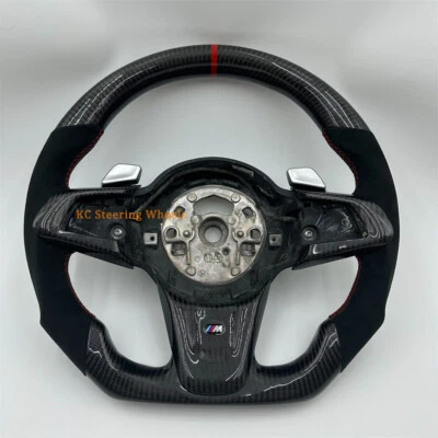 Volante esportivo personalizado de couro de fibra de carbono para 2009-2016 BMW Z4 E89 - Imagem 1 de 4