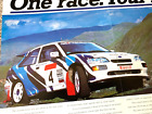 FORD ESCORT COSWORTH RALLY 1991 FRAMEABLE WALL ART ORIGINAL CAR MAGAZINE ADVERT