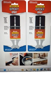 2 Pk Epoxy Quick Adhesive Glue Sets  in a Minutes Wood Metal Glass Stone Plastic - Bild 1 von 1
