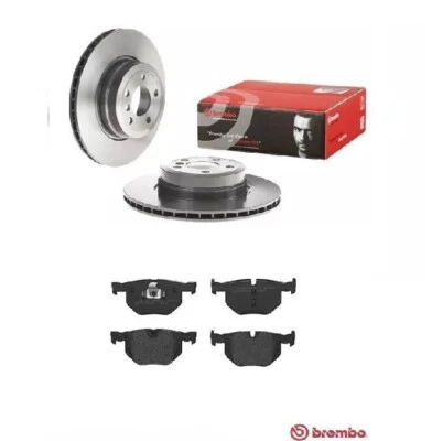 Discos e pastilhas de freio traseiras Brembo para BMW X5 X6 (discos ventilados de 345 mm) - Imagem 1 de 3