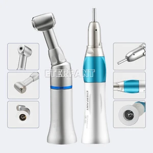 ETERANT Dentale 1:1 Lenta Bassa Velocità Contra Angolo Pulsante Manipolo Dritto - Foto 1 di 38