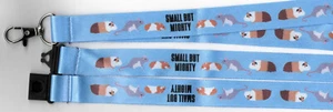 1 SMALL BUT MIGHTY Pets Animal Lovers Cute Safety Breakaway Lanyard: FREE UK P&P - Picture 1 of 2