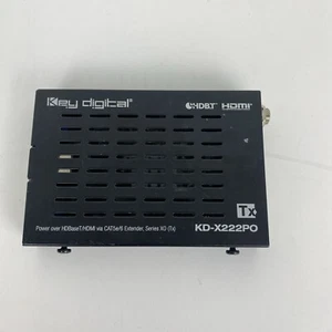Key Digital KD-X222PO Power over HDBaseT/HDMI CAT5e/6 Extender TX ONLY NO CORDS - Picture 1 of 4