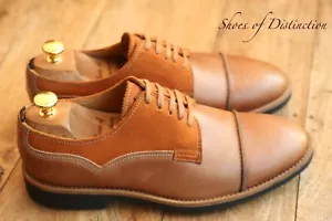 Paul Smith Skull Tan Brown Leather Suede Derby shoes Men's UK 7 US 8 EU 41 - Picture 1 of 11