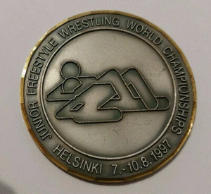 1997 FILA JUNIOR WORLD WRESTLING CHAMPIONSHIPS Teilnehmer Medaille Helsinki - Bild 1 von 3