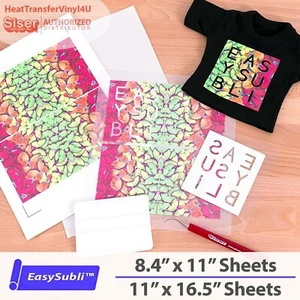 EasySubli Sublimation HTV by Siser 25 Blatt ***KOSTENLOSER VERSAND*** - Bild 1 von 5