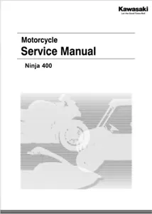 Kawasaki Shop Service Manual for 19 - 24 Ninja 400 OEM 99832-0021-07 - Picture 1 of 2