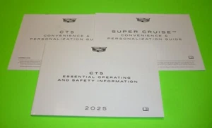 2025 CADILLAC CT5 ESSENTIAL OWNERS MANUAL SET GUIDE 25 PREMIUM SPORT V BLACK NEW - Picture 1 of 1