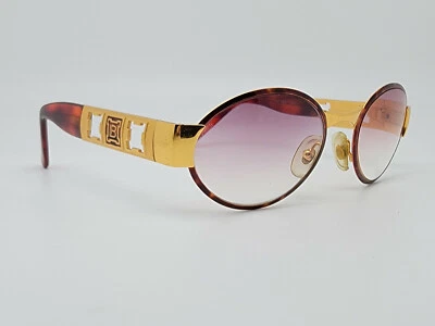 Очки солнцезащитные Laura Biagiotti LB 729/S SJ7 золотистые черепаховые ТОЛЬКО ОПРАВА Италия 54-20-130 - Изображение 1 из 4