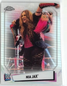 Topps Chrome 2021 WWE Nia Jax refractor paralelo #34 - Imagen 1 de 2