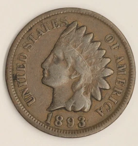 1893 Indian Head Cent Gorgeous - Picture 1 of 3