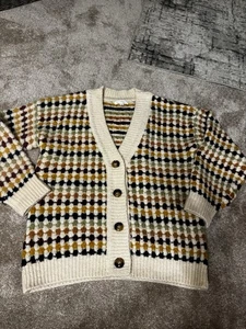 Blu Pepper Pullover beige gestreift - Größe S - Bild 1 von 6