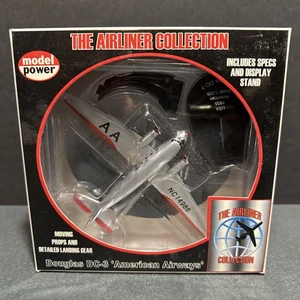 1:200 Model Power American Airways Douglas DC-3 Diecast Airplane w/ Stand 5808 - Picture 1 of 7