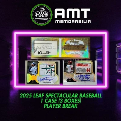 Pie Traynor 2025 Leaf Spectacular 1X Case 3X Box Break #3 - Image 1 of 3