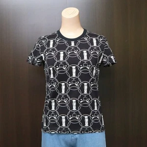 HERMES T-shirt Black x White 34 Cash on Delivery Not Available/br5422kw F/S from - Afbeelding 1 van 5