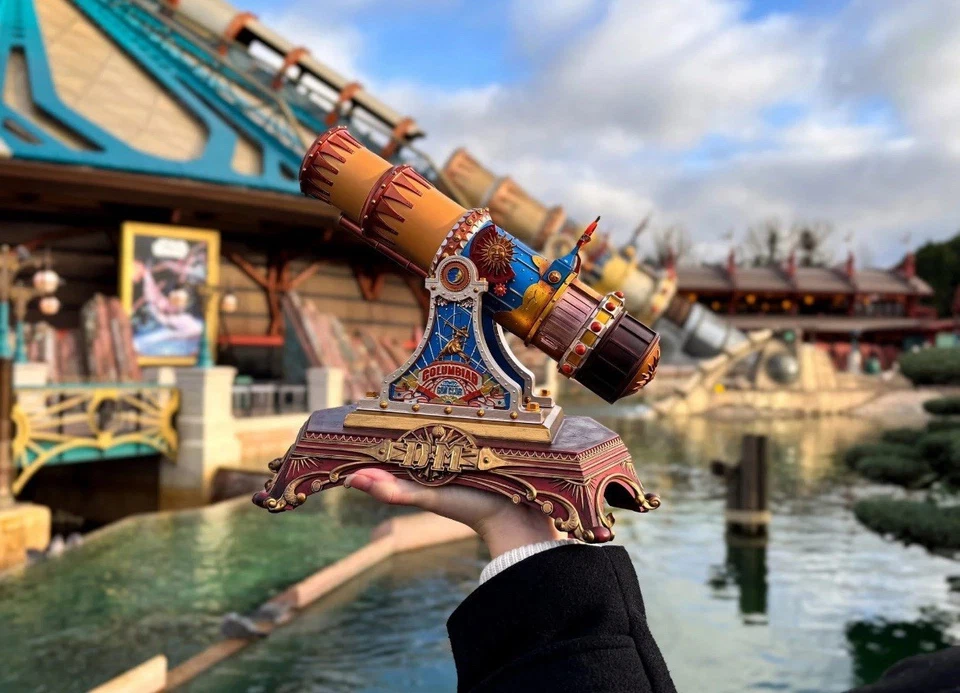 DISNEY TRADITION Disneyland Paris Space Mountain Columbiad Cannon Replica – Limited Edition 1000