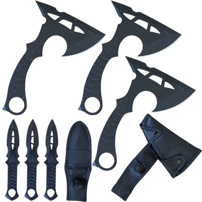 Ax Set/Outdoor Specialty/Gift of Dagger/Metal Blade/Survival in the Wild/Black - Image 1 of 4