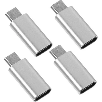  Adattatore USB-C da 4 pezzi Micro USB maschio a prolunga per computer con - Immagine 1 di 4