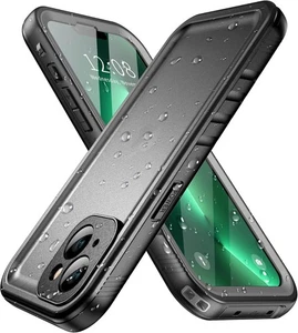 SPORTLINK iPhone 13 Waterproof Case 360 Full Body Protective 6.1" Black - Picture 1 of 11