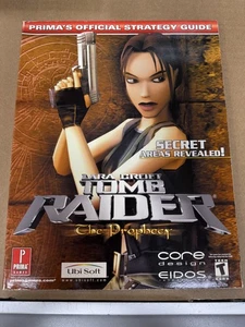 Lara Croft Tomb Raider: The Prophecy Official Prima Strategy Guide Great Shape - Picture 1 of 3