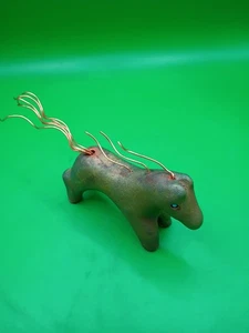 RAKU Spirit Pony Hand Crafted Pottery Figure Made By Jeremy Diller - Picture 1 of 6