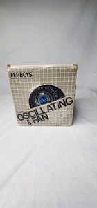 Vintage Retro Oscillating Automotive Fan Blue Blade Pep Boys 12V DC - Picture 1 of 5