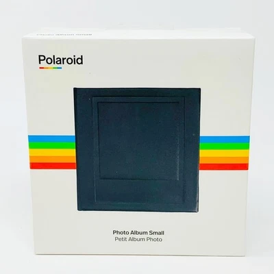 NUEVO Álbum de fotos Polaroid sellado negro pequeño Foto 1 de 2