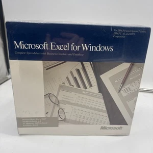 Excel 2.1 Large Box Version from IBM Microsoft SEALED - Picture 1 of 6