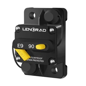 90 AMP Leitungsschutzschalter rücksetzbar 90A mit manuellem Reset Schalter Taster für Boa... - Bild 1 von 8