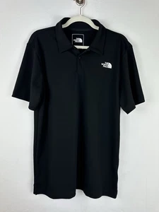 The North Face schwarz FlashDry feuchtigkeitsableitend sportliches Poloshirt Herren Medium - Bild 1 von 9