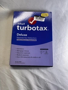 Intuit TurboTax Deluxe Tax Preparation - Afbeelding 1 van 2