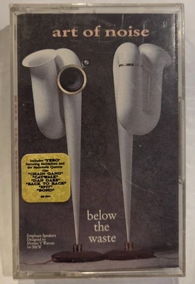 Art Of Noise Below The Waste Cassette Sealed Old Stock Hype Sticker Polygram  - Image 1 of 2